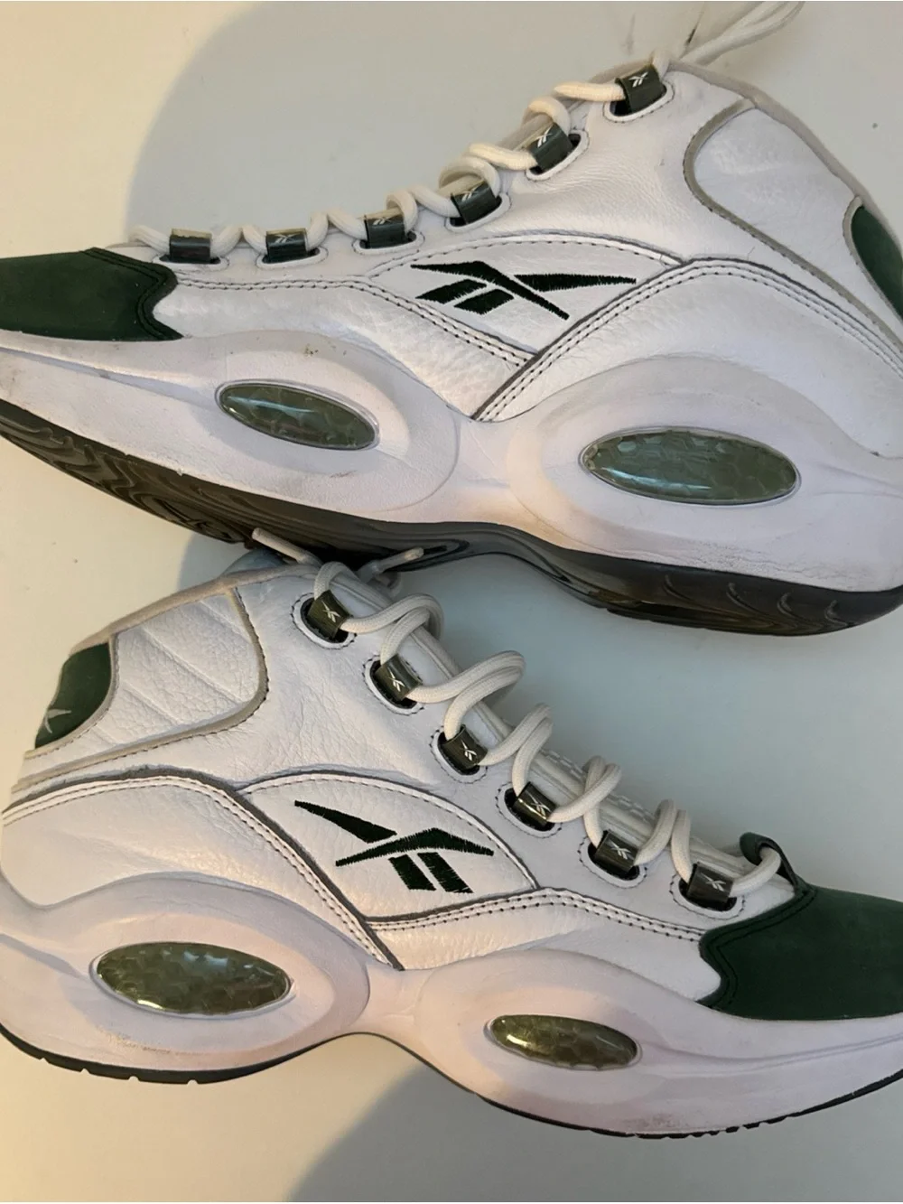 Reebok Question Mid Michigan State - Mens Size 10 - ID6600